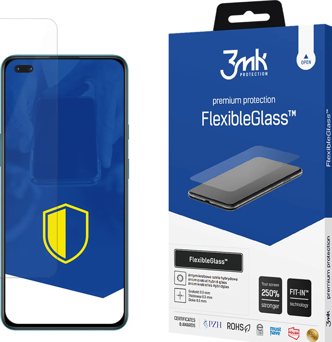 Zaštitno staklo 3MK FlexibleGlass OnePlus Nord Hybrid Glass (5903108296069)