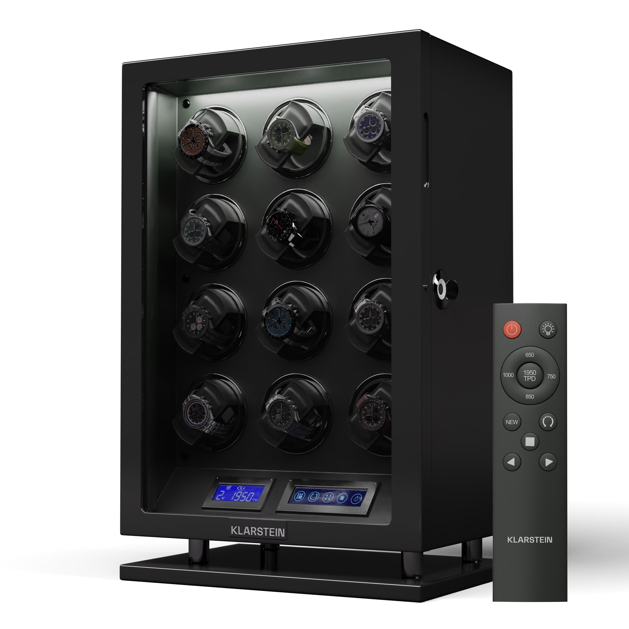 Klarstein Verdon 12, navijač, za 12 satova, 3 moda, 5 brzina, LED, daljinski upravljač