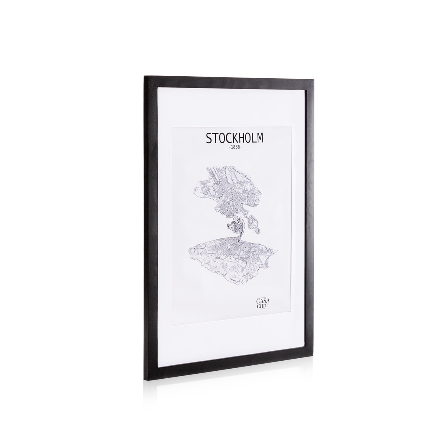 Casa Chic Kenton, okvir za slike, pravokutni, 70 x 50 cm, nosač, pleksiglas