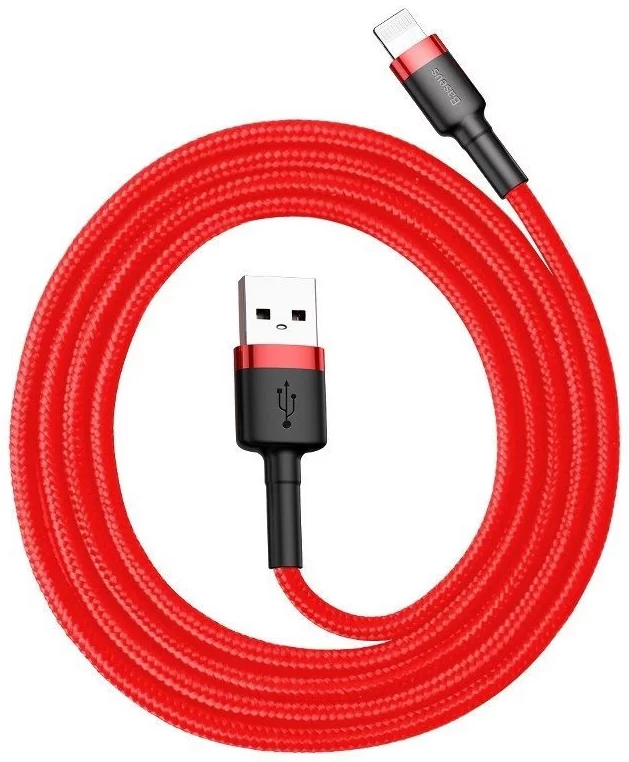 Kabel Baseus Cafule Cable USB Lightning 1,5A 2m (Red) (6953156275003)