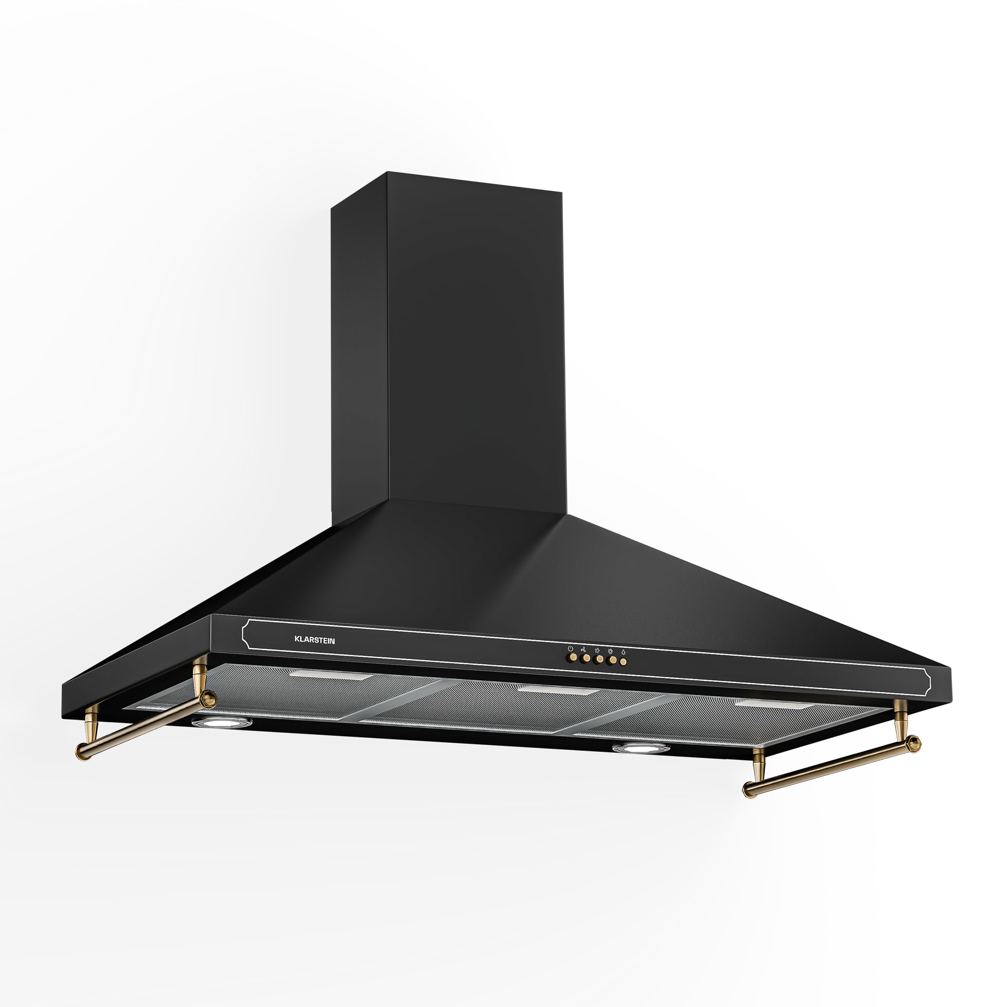 Klarstein Victoria 90, kuhinjska napa, 90 cm, retro dizajn, 644 m³/h, 2 LED svjetla