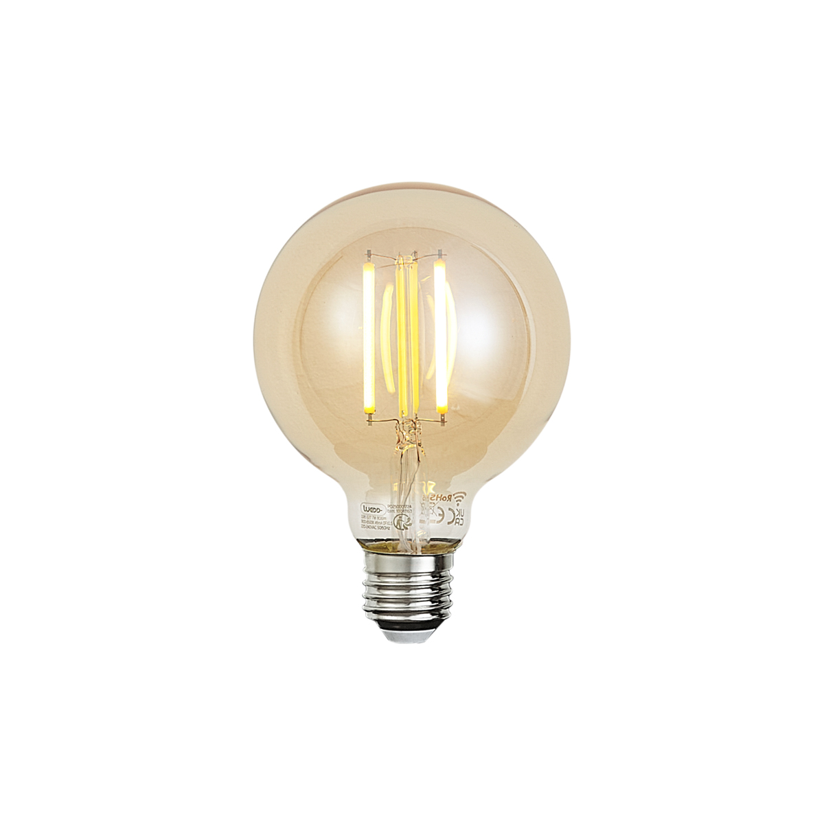 Pametna E27 prigušiva LED žarulja G95 zlatna 7W 806 lm 1800-6500K