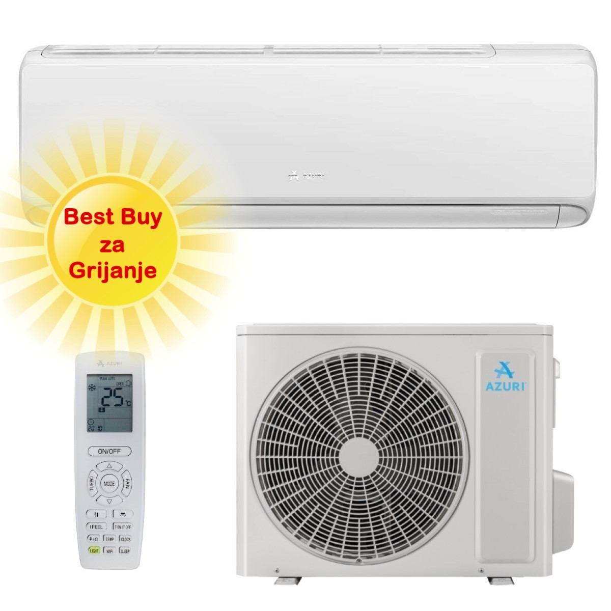 Azuri Klima Uređaj 2,7Kw Azi-Wm25Va