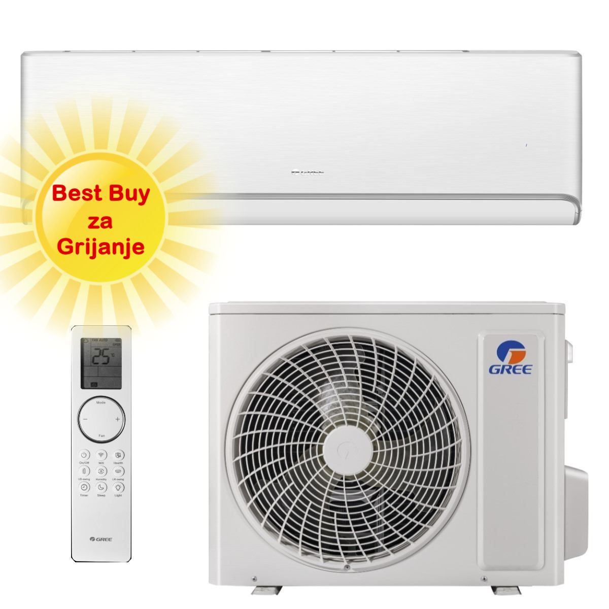 Gree Klima Uređaj 5,3Kw Gwh18Avdxf