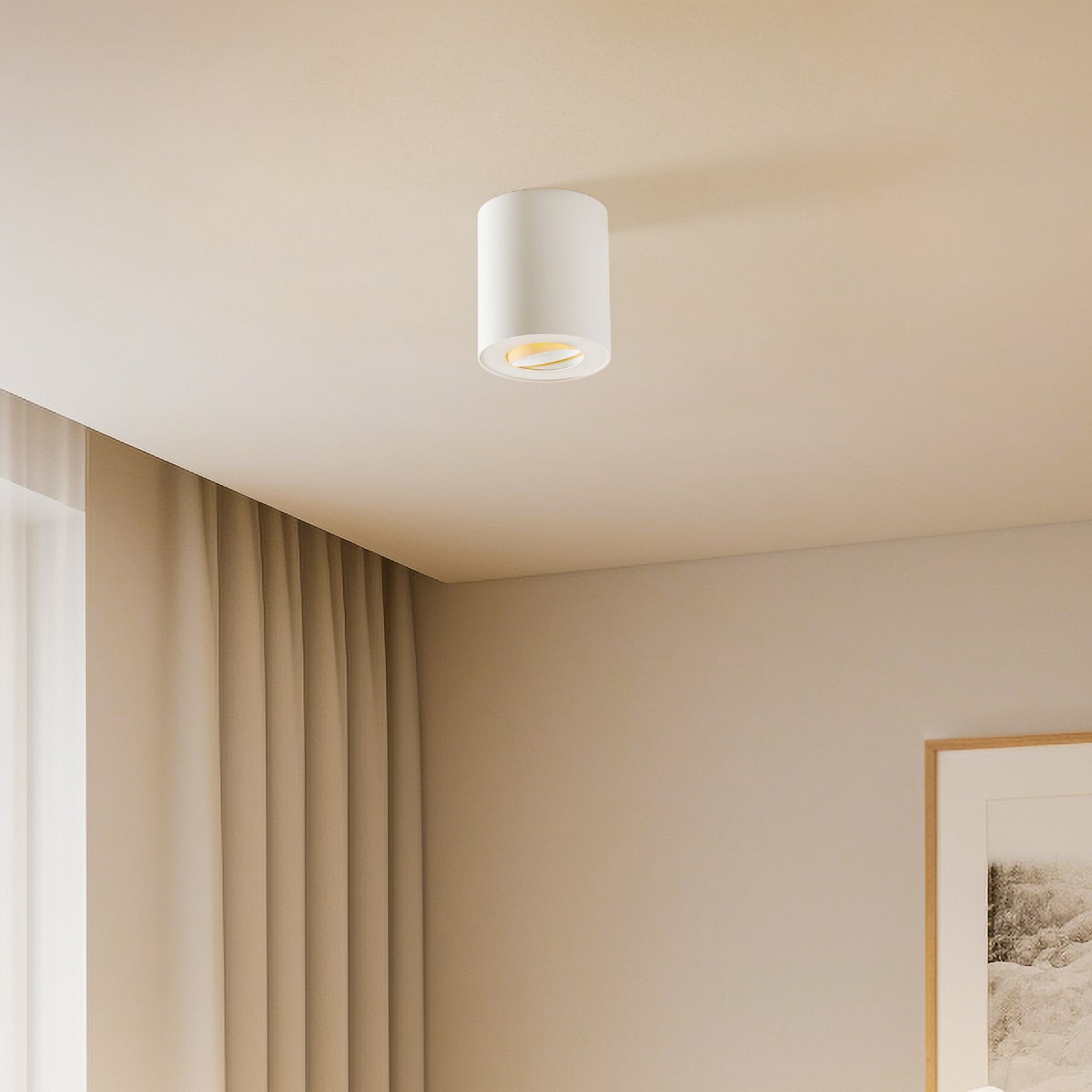 Stropna reflektorska garnitura, podesiva, bijela