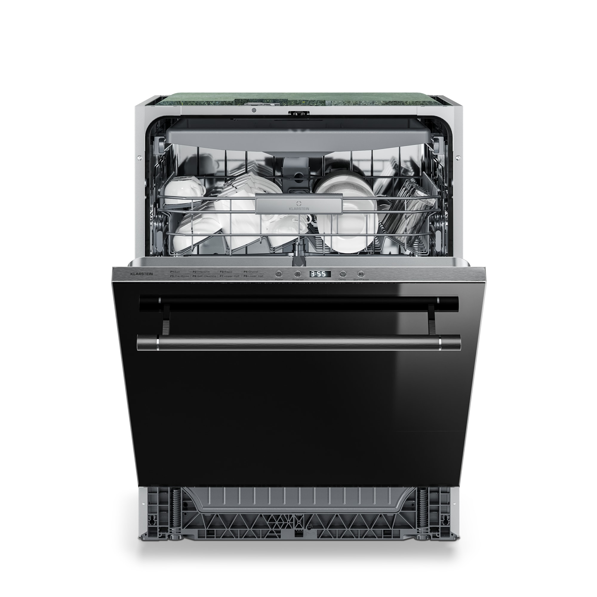 Klarstein Ugradbena perilica posuđa Luxara | 8 programa | Aqua-Stop tehnologija | 1900 W | 60 cm