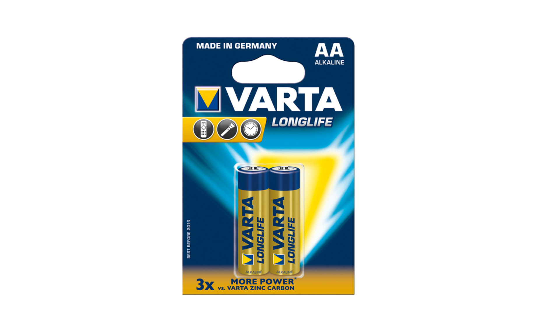Varta AA Longlife baterije,2kom