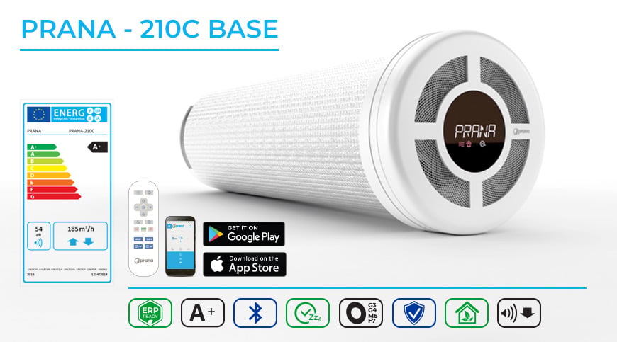 PRANA Rekuperator 210C - Max 50 - 60 cm