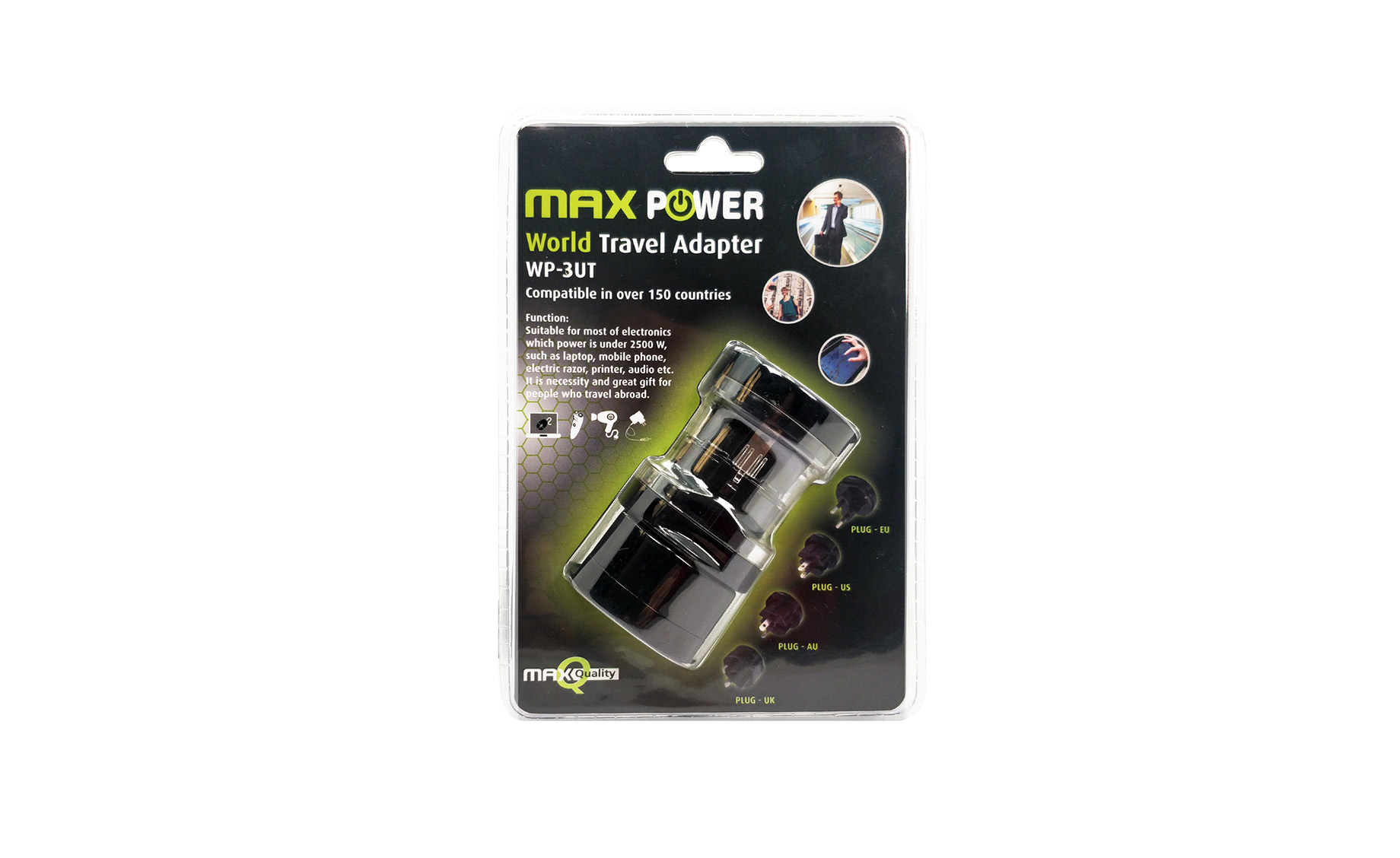 Max Mobile WP-3UT univerzalni putni adapter
