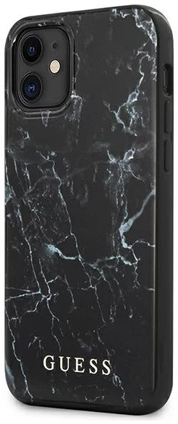 Maska Guess GUHCP12SPCUMABK iPhone 12 mini 5,4" black hardcase Marble (GUHCP12SPCUMABK)