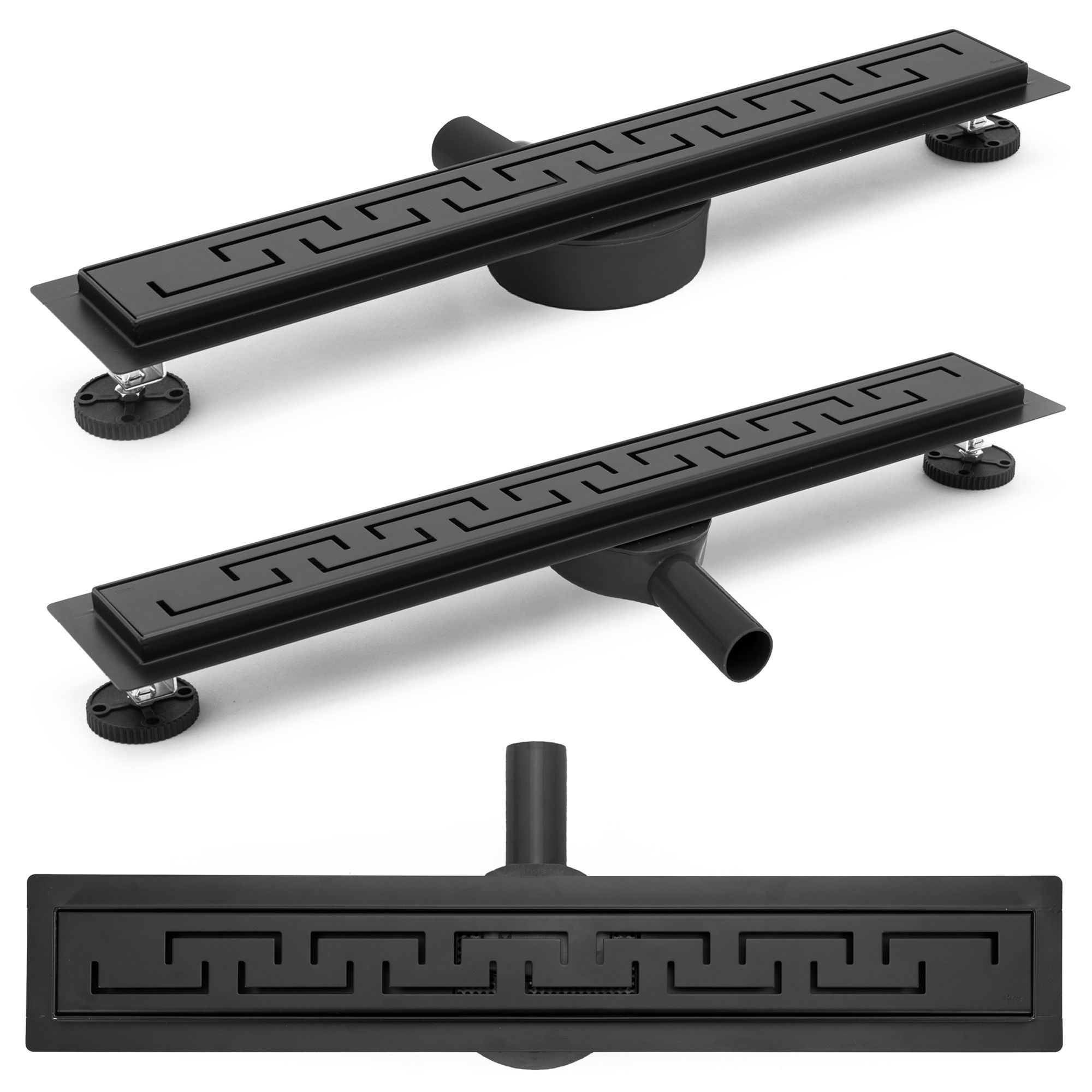 LINEARNI ODVOD Rea Greek PRO Black Matt 80