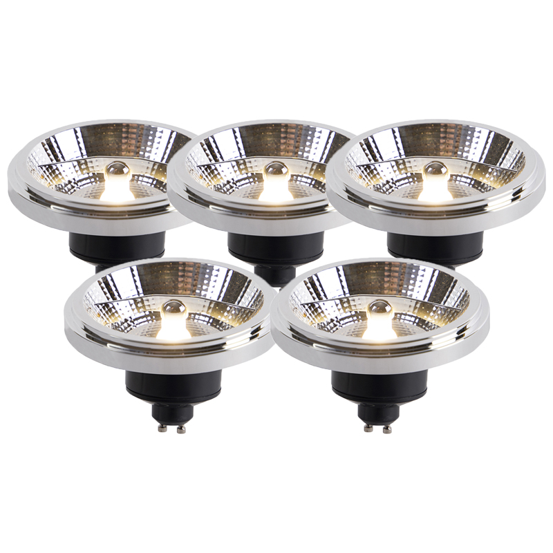 Set od 5 GU10 prigušivih LED žarulja AR111 11W 810lm 2700K