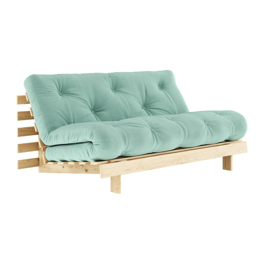 Zelena sofa na razvlačenje 160 cm Roots - Karup Design