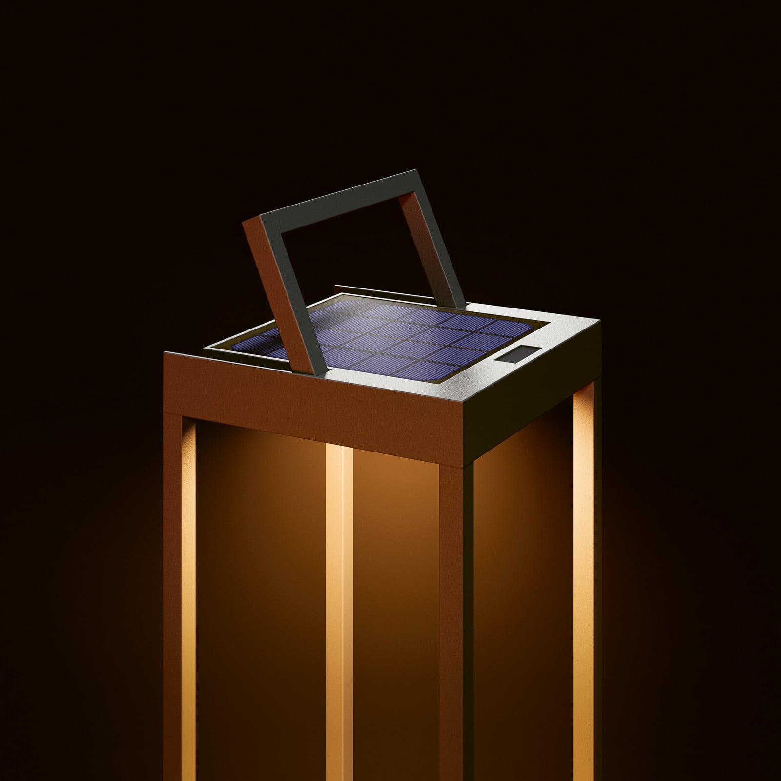Numove LED solarno svjetlo, grafitno siva, visina 32,5 cm