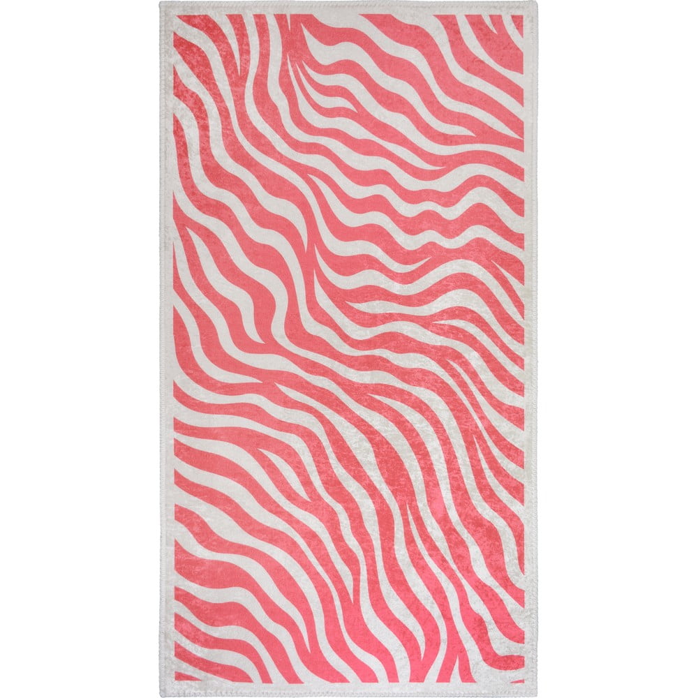 Ružičasti periv tepih 60x100 cm Red Zebra – Vitaus