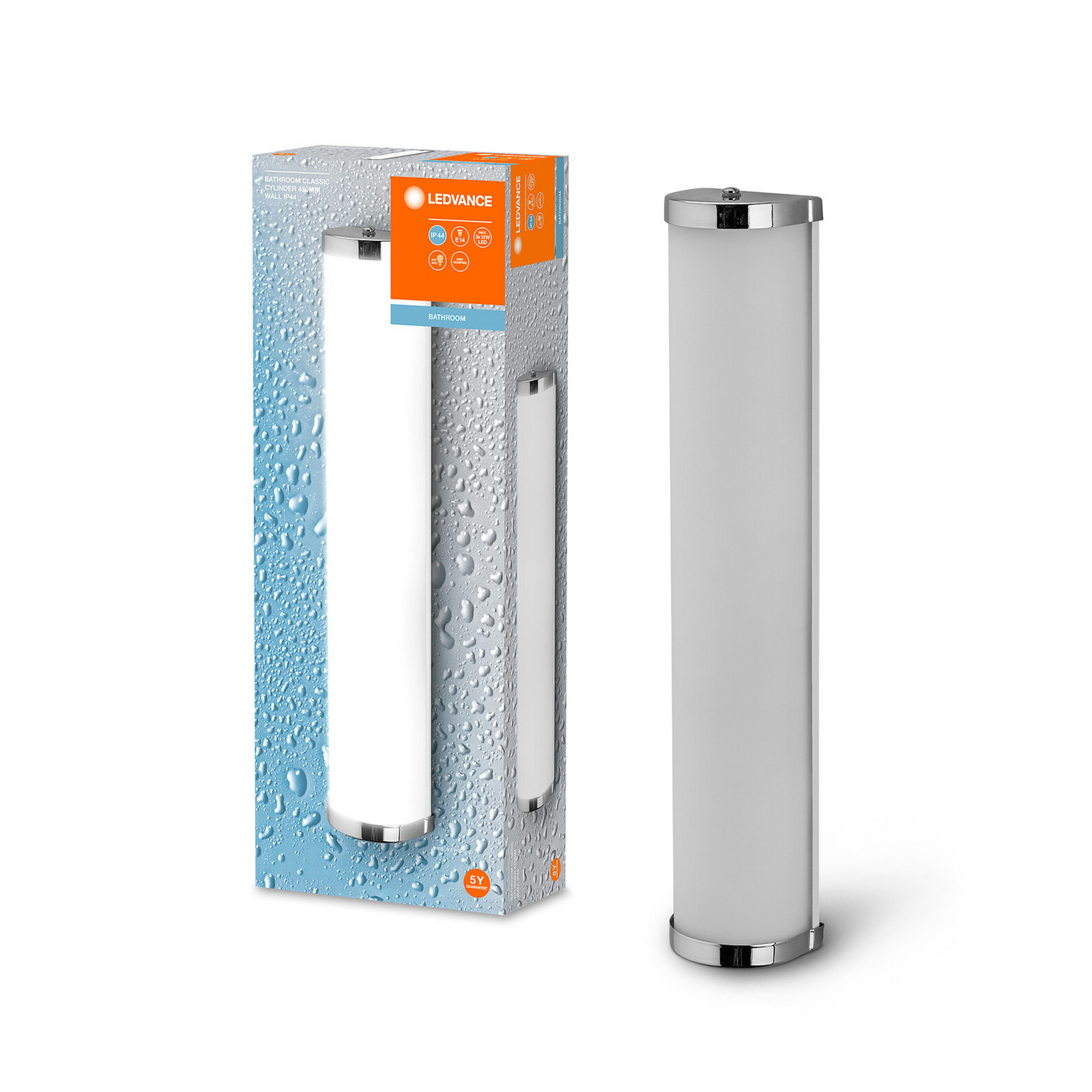 LEDVANCE Kupaonski klasični cilindar 45,5 cm krom