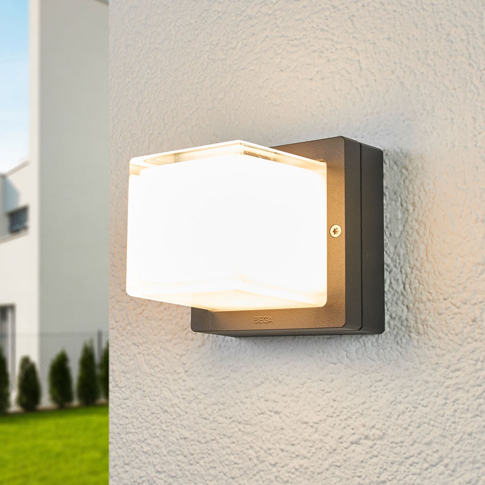 BEGA 22432K3 LED vanjska zidna svjetiljka grafit 3,000K