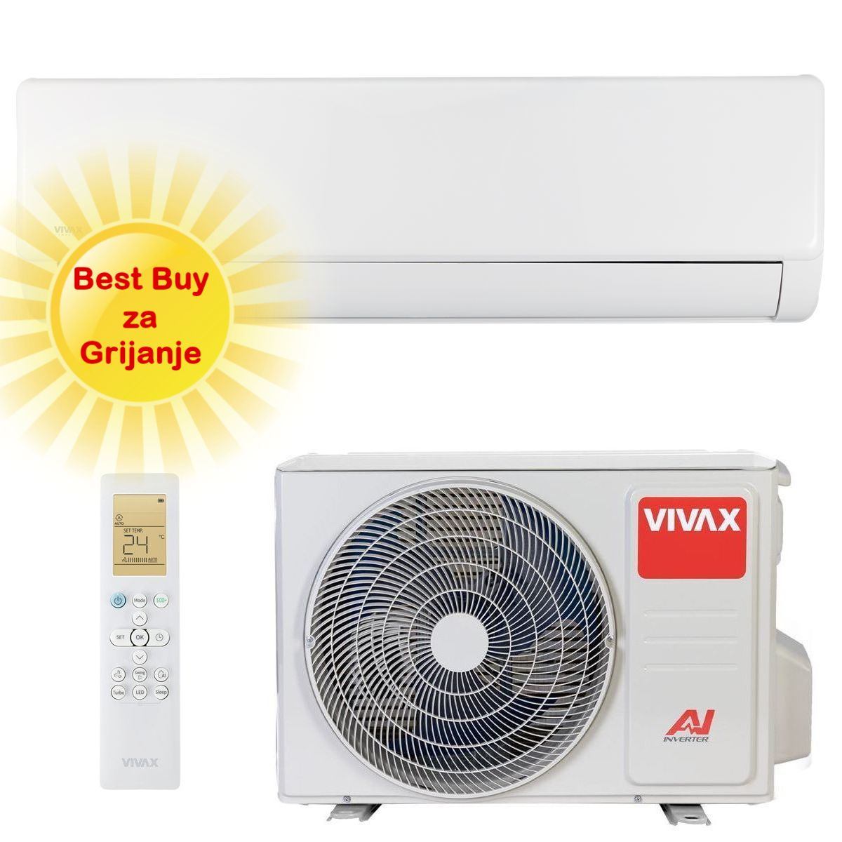 Vivax Klima Uređaj 3,52Kw Acp-12Ch35Aexi Pro R32